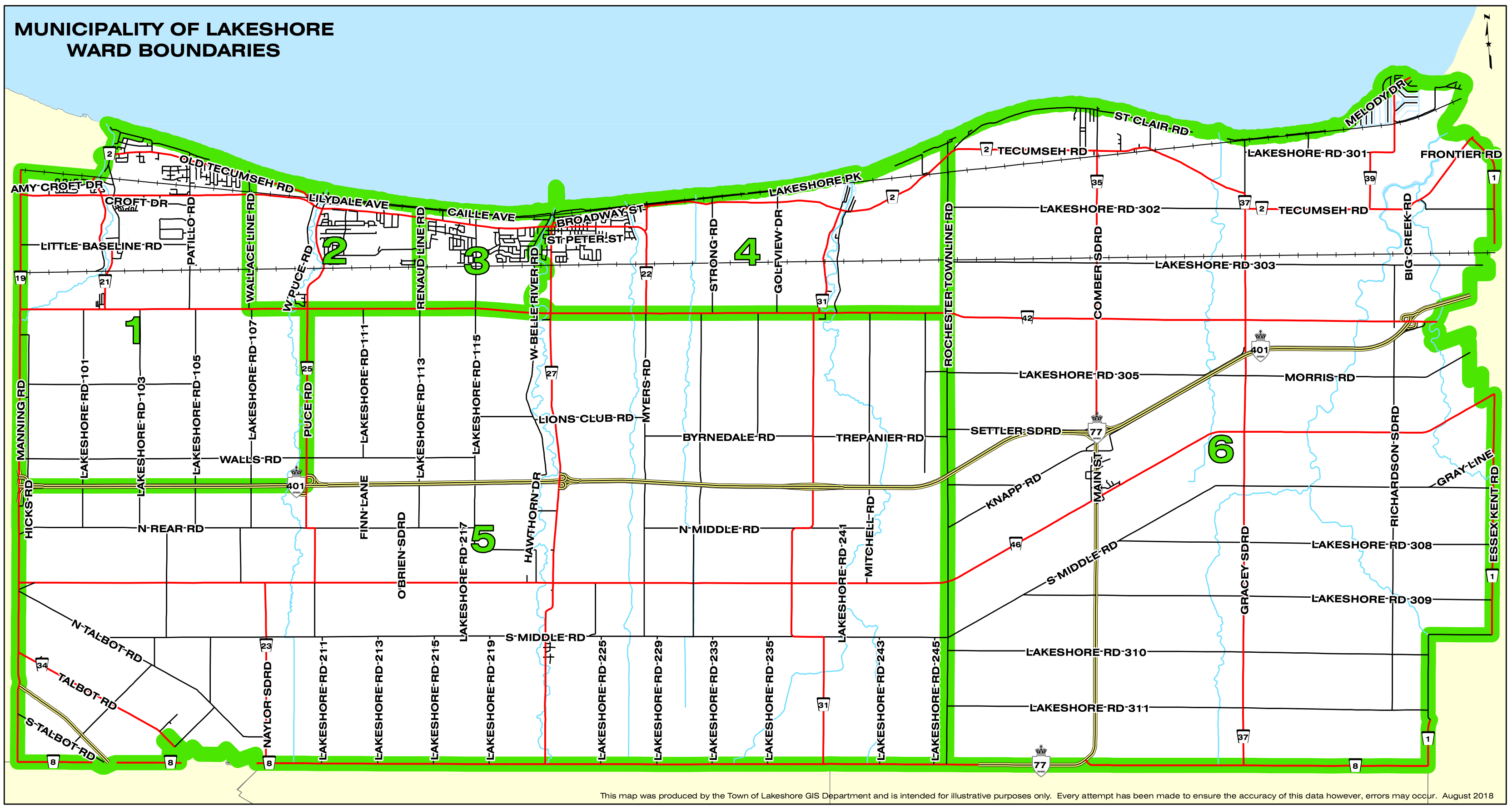 Image of Ward Map
