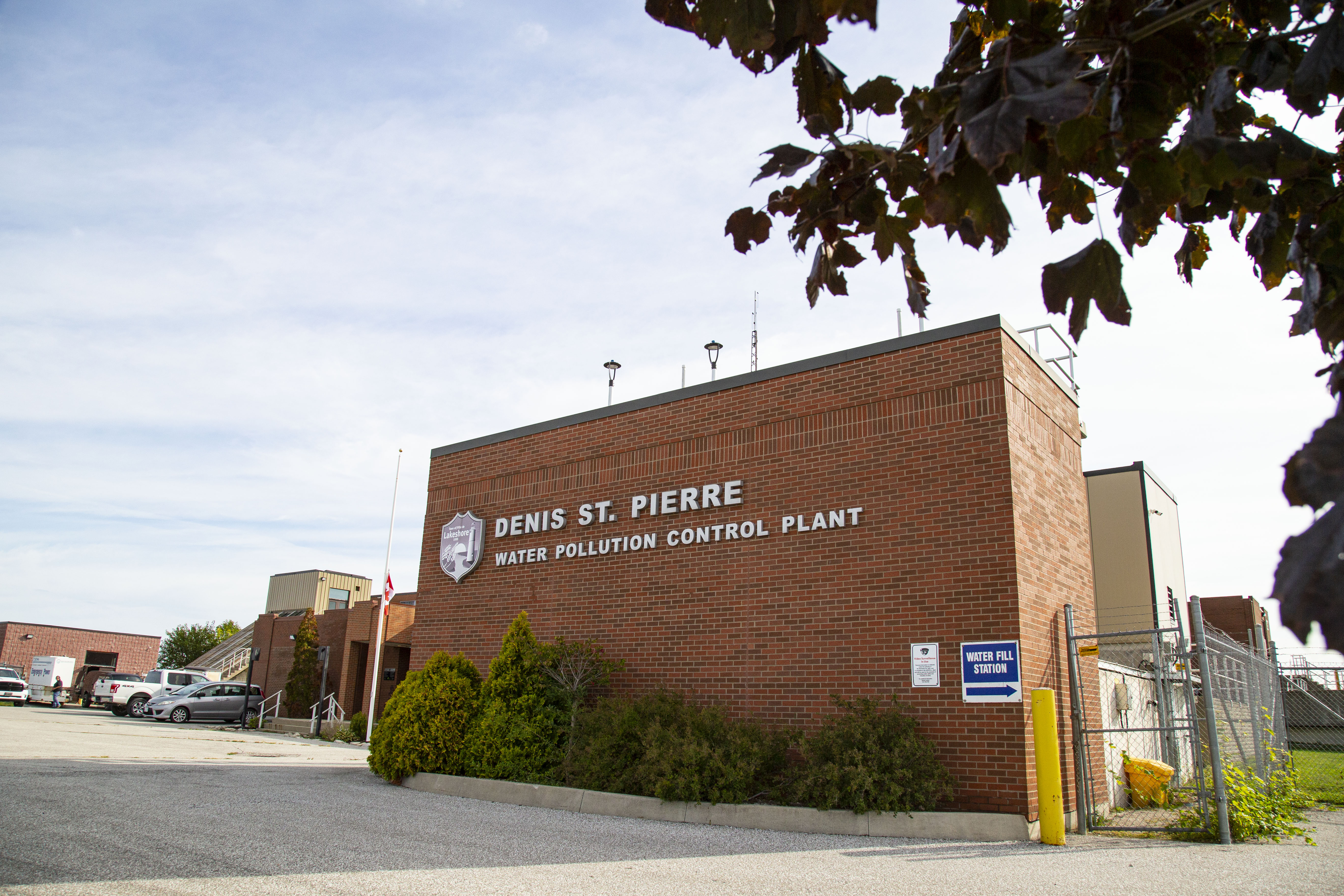 Photo of front of Denis St. Pierre Water Pollution Control Plant