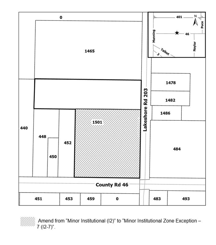 Map of zone.