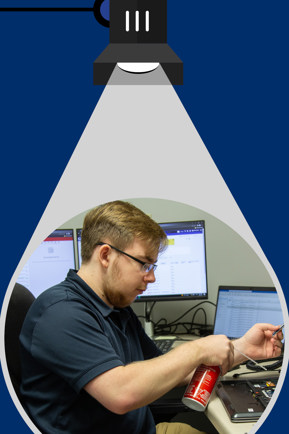 Summer student spotlight with spotlight and photo of Ryan Nocent