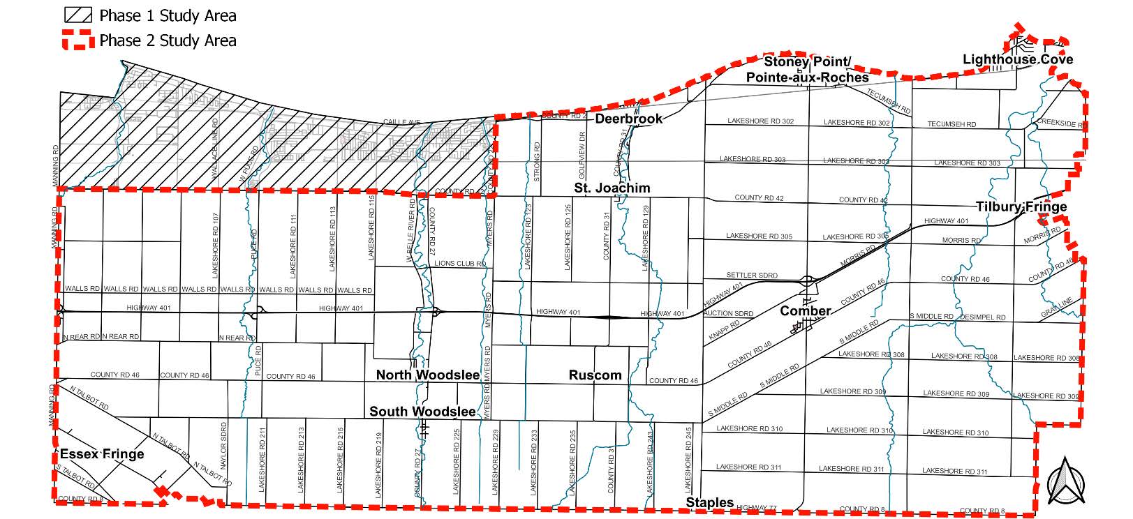 Key Map of project area