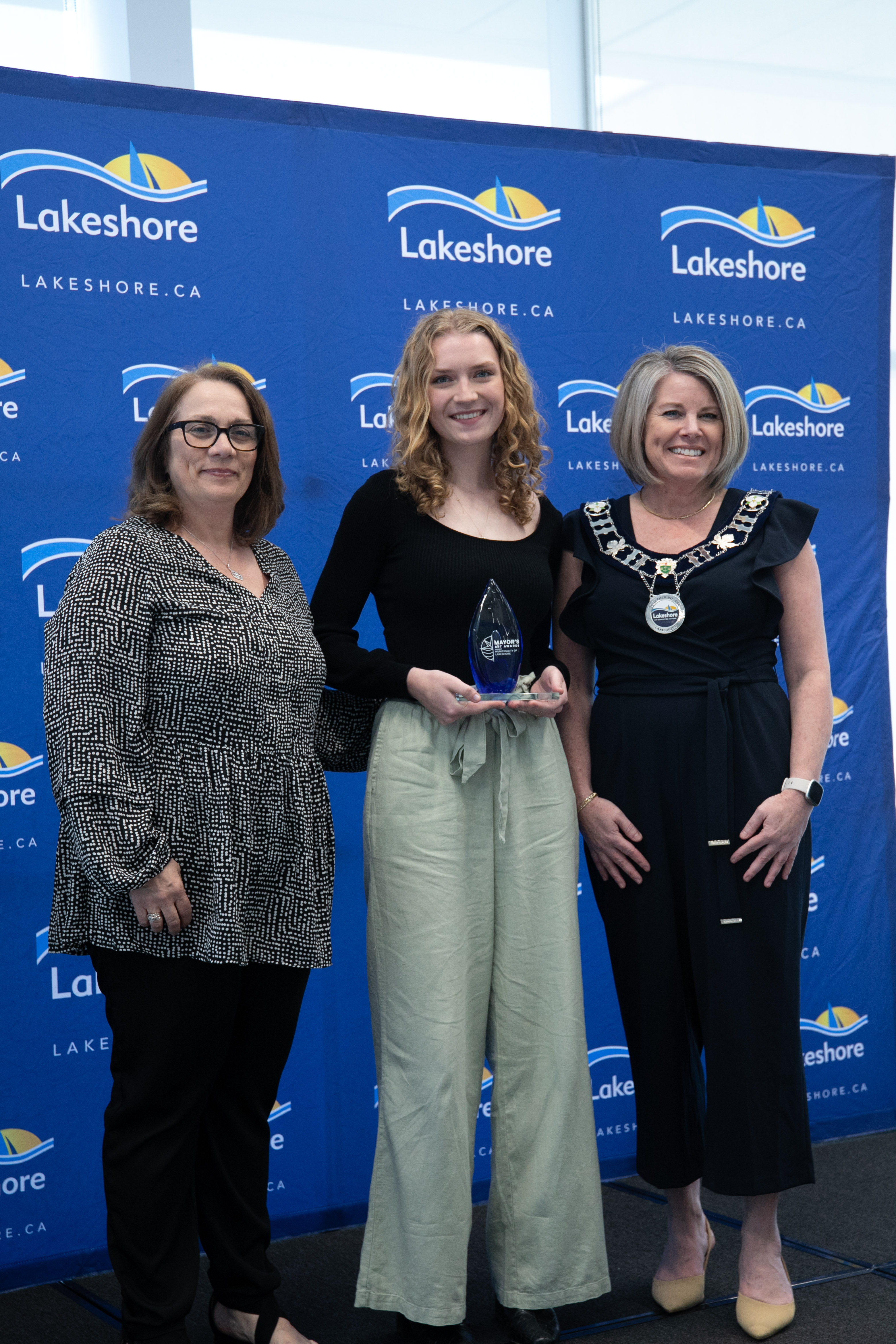 Mayor Tracey Bailey with Kristen Alexander 
